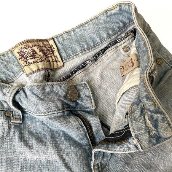 vintage y2k American Rag Cie light wash shorts! - Picture 3 of 3